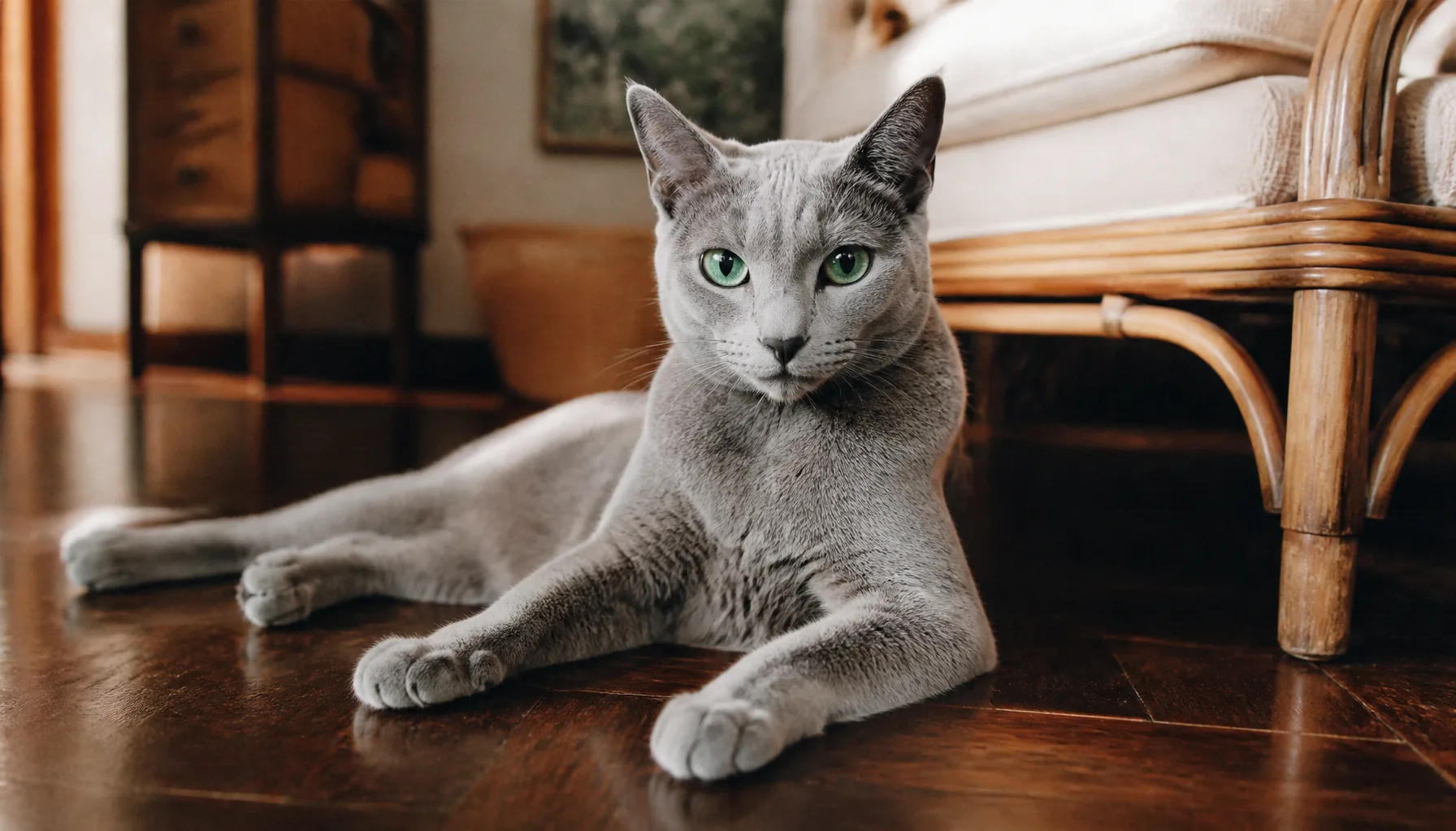 Russian Blue cat breed