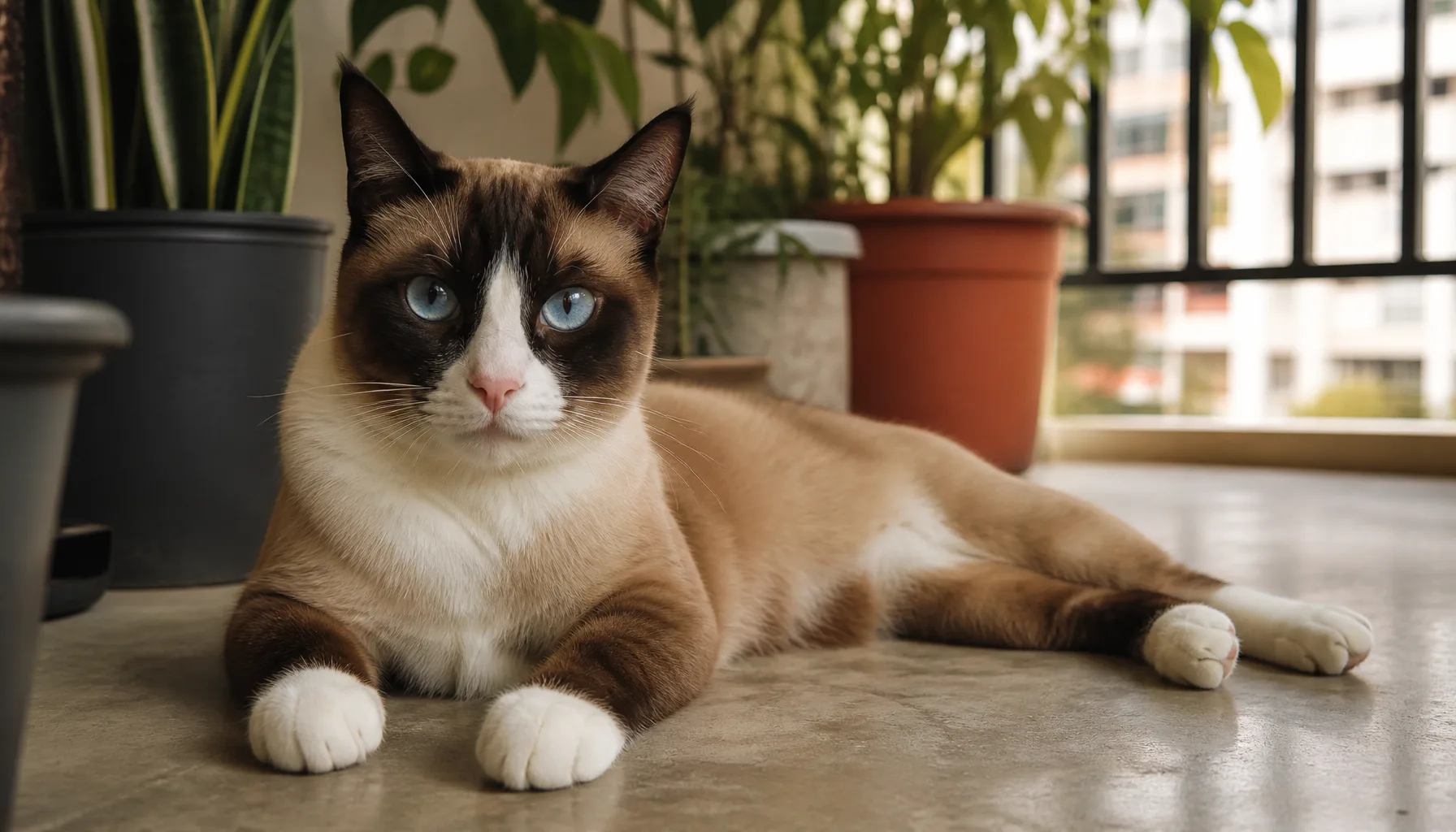 Snowshoe cat breed