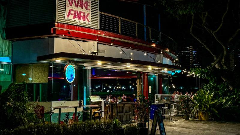 Coastal Rhythm Café & Bar at Singapore Wake Park in East Coast Park