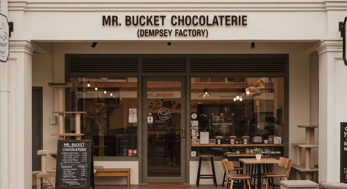 Mr. Bucket Chocolaterie (Dempsey Factory), Cafe in Dempsey Hill
