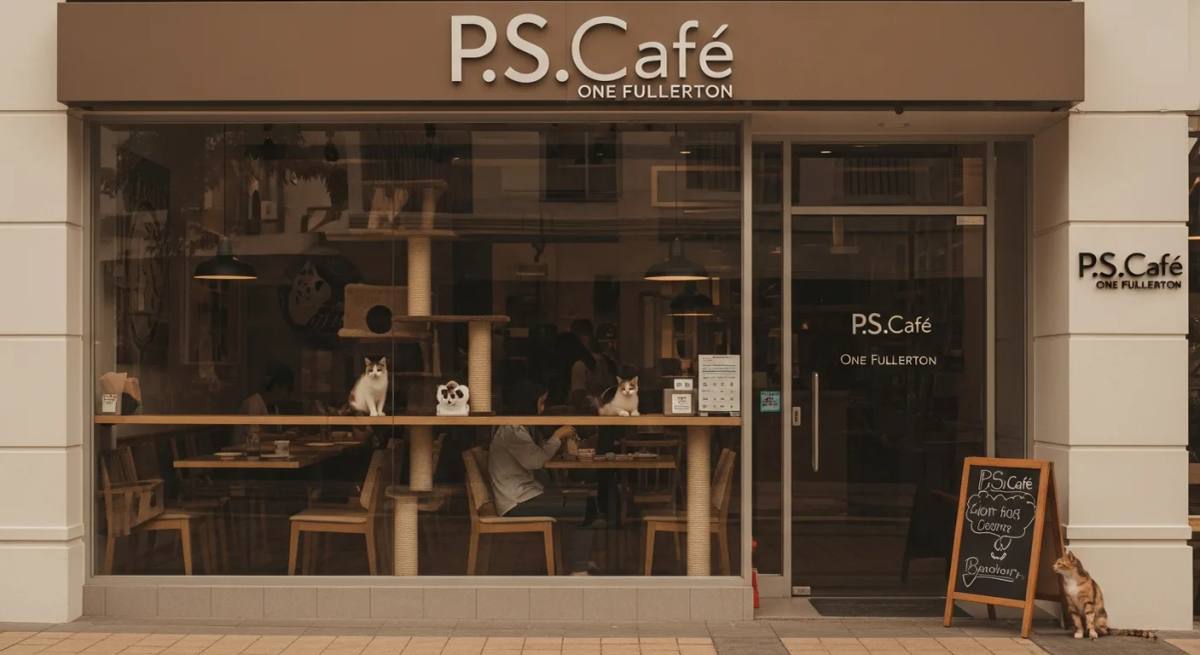 PS Cafe One Fullerton, Cafe in Marina Bay